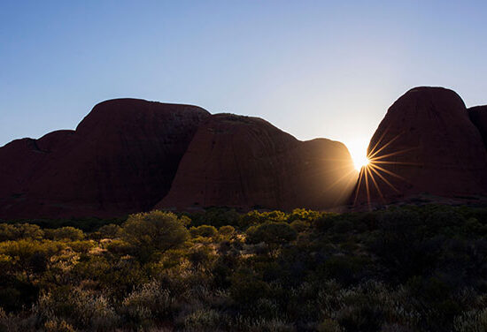 Kata Tjuta at sunrise